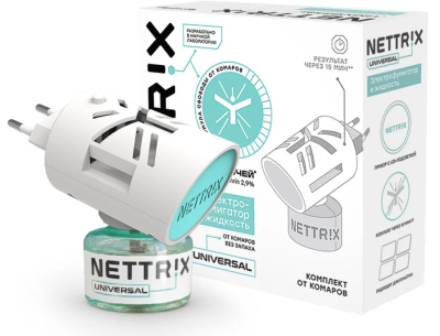 NETTRIX Universal Электрофумигатор + жидкость 30 ночей Уценка!!! в интернет гипермаркете «Планета Лета». Фото