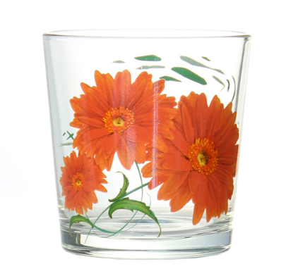 Стакан 180мл Цветы 4600108180114 в интернет гипермаркете «Планета Лета». Фото