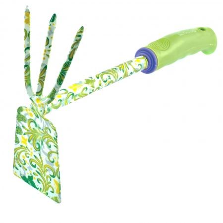 Мотыжка комбинированная, 65х310 мм, стальная, пластиковая рукоятка, FLOWER GREEN// Palisad в интернет гипермаркете «Планета Лета». Фото
