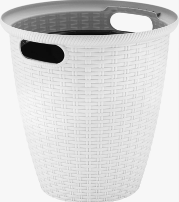 Кашпо напольное Rattan D 266мм/10 л с внутренним горшком 6 л, белоснежный жасмин INGREEN в интернет гипермаркете «Планета Лета». Фото Кашпо напольное Rattan D 266мм/10 л с внутренним горшком 6 л, белоснежный жасмин в интернет гипермаркете «Планета Лета». Фото