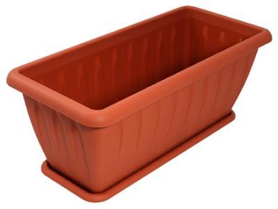 Балконный ящик Фелиция 40см с п/д терракот С185Т в интернет гипермаркете «Планета Лета». Фото