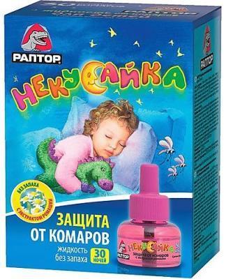 Жидкость РАПТОР Некусайка от комаров 30 ночей для детей в интернет гипермаркете «Планета Лета». Фото