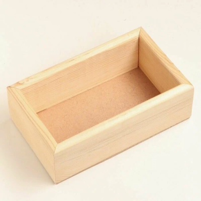 Кашпо (дерево) 12х9х8H в интернет гипермаркете «Планета Лета». Фото