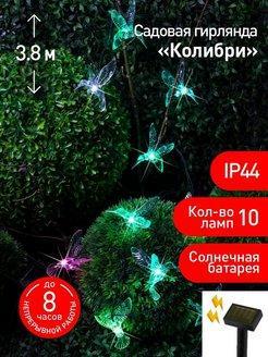 Садовая гирлянда на солнечной батарее Колибри, 3,8 м (24/432) ЭРА ERASF22-26 в интернет гипермаркете «Планета Лета». Фото