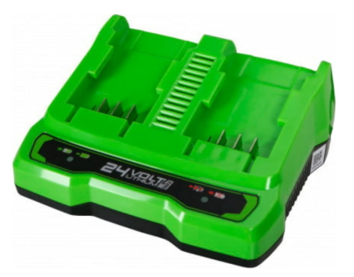 Зарядное устройство для 2-х аккумуляторов Greenworks G24X2UC2, 24V в интернет гипермаркете «Планета Лета». Фото