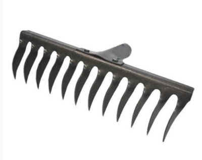 Грабли 12-зубые витые  рельсовая сталь 'Урожайная сотка' б/ч R106-12t в интернет гипермаркете «Планета Лета». Фото