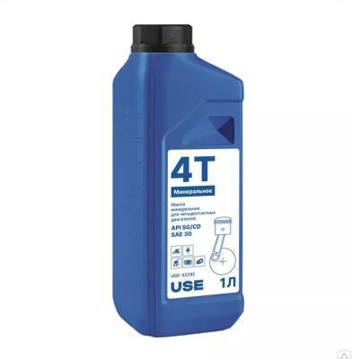 Масло USE 4-х тактное минеральное SAE 30 1 л в интернет гипермаркете «Планета Лета». Фото