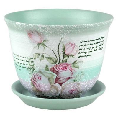 Горшок Гранд Декупаж 431 №1 d21  ДК431 в интернет гипермаркете «Планета Лета». Фото