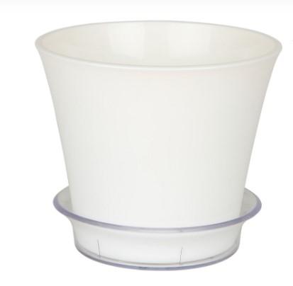 Горшок пластик. Лотос цвет Вереск, d-18.5, h-15.5 в интернет гипермаркете «Планета Лета». Фото