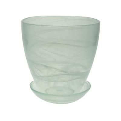 Горшок Шифон №5 с п/д d19,5см белый в интернет гипермаркете «Планета Лета». Фото