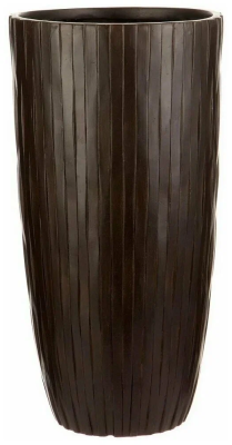 Кашпо IDEALIST Буллет, файберстоун, коричневый, D32 H61.5 cm ROWV32-AB в интернет гипермаркете «Планета Лета». Фото