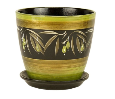 Горшок бутон Оливки 14/3, d18см, h18см, 3,8л в интернет гипермаркете «Планета Лета». Фото