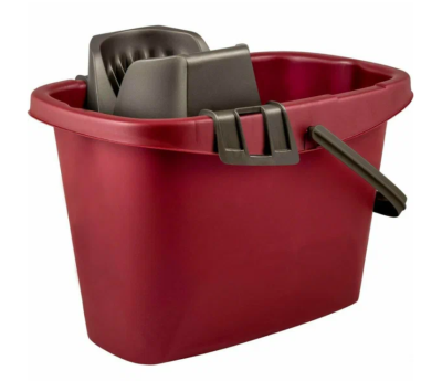 Ведро МОП c отжимом Step 13 л бордо в интернет гипермаркете «Планета Лета». Фото