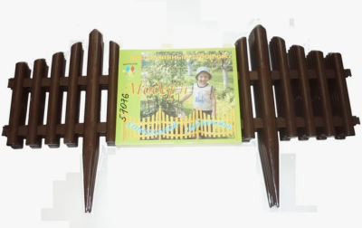 Ограждение садовое пласт `Модерн` 300 см х 35 см темно-коричневый в интернет гипермаркете «Планета Лета». Фото