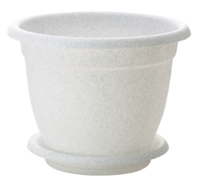 Горшок для цветов Борнео D 170 mm, 1,5л с подставкой №2 мраморный INGREEN в интернет гипермаркете «Планета Лета». Фото Горшок для цветов Борнео D 170 mm, 1,5л с подставкой №2 мраморный в интернет гипермаркете «Планета Лета». Фото