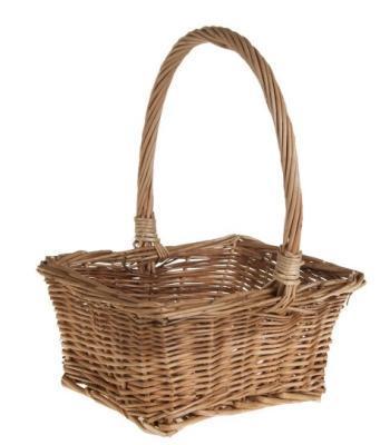 Корзина плетеная, Ива, 18x13xН8х22см в интернет гипермаркете «Планета Лета». Фото
