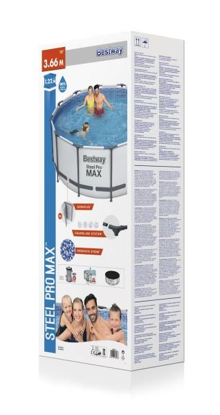 Бассейн каркасный 366 х 122 см + фильтр-насос, лестн, тент Bestway 56420 Bestway в интернет гипермаркете «Планета Лета». Фото Бассейн каркасный 366 х 122 см + фильтр-насос, лестн, тент Bestway 56420 в интернет гипермаркете «Планета Лета». Фото