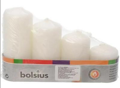 Набор свечи столбики 130х50, 111х50, 90х50 Белый в интернет гипермаркете «Планета Лета». Фото