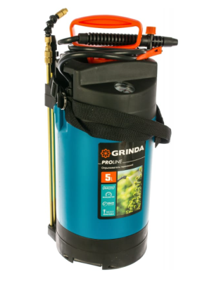 GRINDA PT-5 опрыскиватель 5 л, переносной, с широкой горловиной и упорами для ног в интернет гипермаркете «Планета Лета». Фото