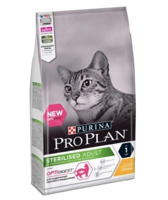 Корм PRO PLAN Cat Стерил чув пищ Кур 6х1.5кг в интернет гипермаркете «Планета Лета». Фото