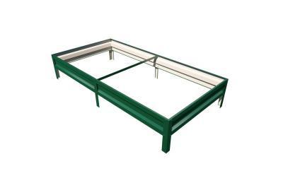 Грядка с полимерным покрытием 0,65х2,0 м, высота 20 см, зеленый мох в интернет гипермаркете «Планета Лета». Фото