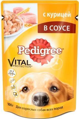 Корм Pedigree д/взр собак курица 100г в интернет гипермаркете «Планета Лета». Фото