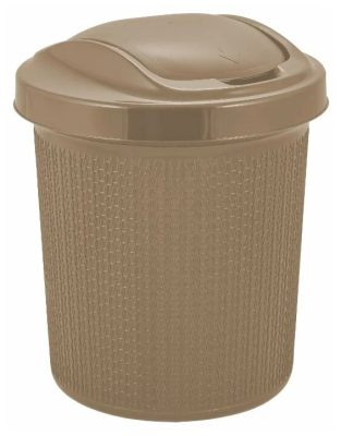 Контейнер для мусора "Ajur" 12 л кофейный SV4065КФ в интернет гипермаркете «Планета Лета». Фото
