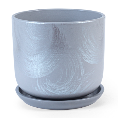 Горшок Орион цилиндр серый с/п d18, h15,5см, 3л в интернет гипермаркете «Планета Лета». Фото