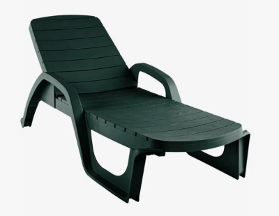 Шезлонг пластик Прованс темно-зеленый 00-00000375 в интернет гипермаркете «Планета Лета». Фото