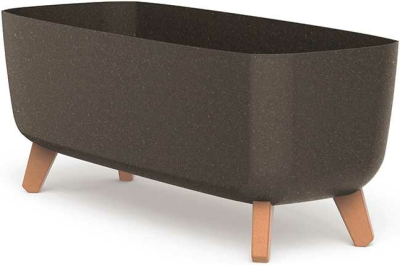 Кашпо на ножках GRACIA CASE ECO WOOD 58*24,h23,5см 32л кофе