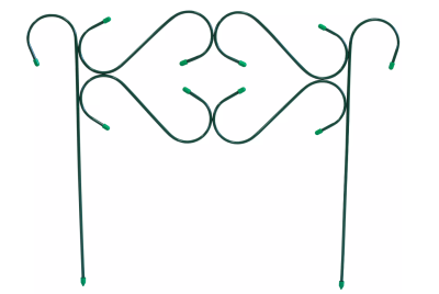 Заборчик Сад.-парк. « Узорный» 0.75*1.0 в интернет гипермаркете «Планета Лета». Фото