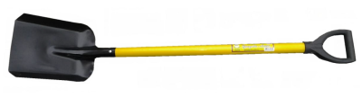 (УЛ) Лопата совковая с желтым металлизированным черенком и V-p в интернет гипермаркете «Планета Лета». Фото
