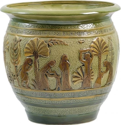 Горшок Ассирия роспись d26,5см, h22,2см, 8,1лВК в интернет гипермаркете «Планета Лета». Фото