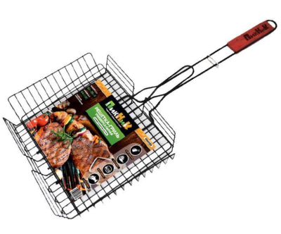 Решетка-гриль 65(+3)х40х30х5 см антипригарная глубокая 'Твой Пикник' в интернет гипермаркете «Планета Лета». Фото