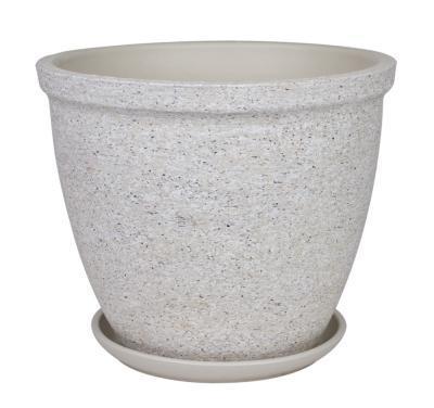 Горшок Бежевый Камень № 7 (D32) Высокий овал шнур 18 л в интернет гипермаркете «Планета Лета». Фото