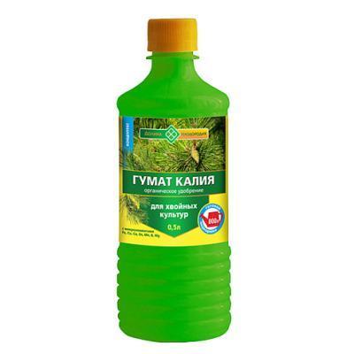 Удобрение для хвойных Гумат Калия 500мл