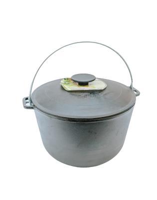 Казан BOYSCOUT чугун с крышкой 10 л 61545 в интернет гипермаркете «Планета Лета». Фото