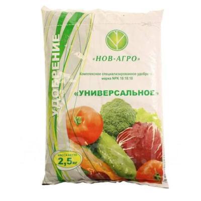 Удобрение Универсальное Нов агро 0,9кг в интернет гипермаркете «Планета Лета». Фото