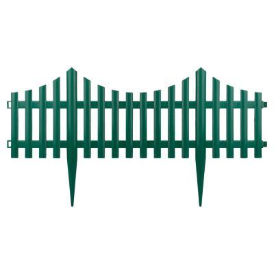 Заборчик "Ромашка" (60х33см) 306 (4шт) цв.зелёный в интернет гипермаркете «Планета Лета». Фото