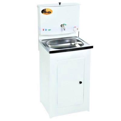 Умывальник дачный, с подогр., нерж.мойка, белый в интернет гипермаркете «Планета Лета». Фото