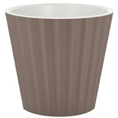 Горшок для цветов InGreen Sand  D230мм, 5,8л c дренажной вставкой, французский платан Уценка!!! в интернет гипермаркете «Планета Лета». Фото