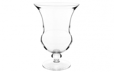 Ваза "Итальяна" (стекло) D13xH28cм в интернет гипермаркете «Планета Лета». Фото