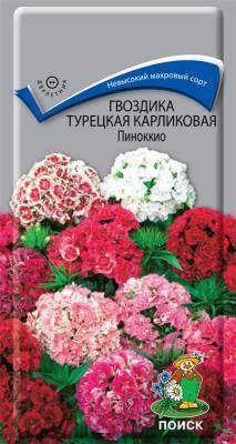 Гвоздика (бородатая) Турецкая карликовая Пиноккио (ЦВ) ("2) 0,3гр. в интернет гипермаркете «Планета Лета». Фото