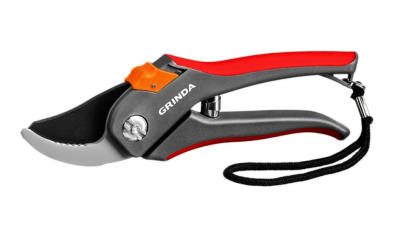 G-26 Секатор с двухкомпонентными рукоятками, плоскостной, 205 мм, GRINDA в интернет гипермаркете «Планета Лета». Фото