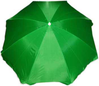 Зонт Зелёный с наклоном нейлон 180 см в интернет гипермаркете «Планета Лета». Фото