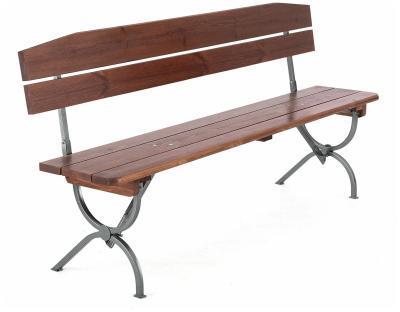 Скамья Линц складная окраш. в интернет гипермаркете «Планета Лета». Фото