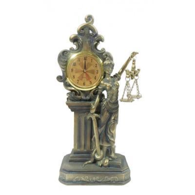 Часы настольные декоративные Фемида 24,5 см 219903 в интернет гипермаркете «Планета Лета». Фото