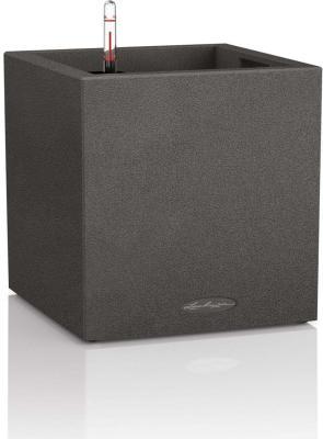 Кашпо Lechuza "Canto Complete graphite black" (пластик), 30x30xH30 см в интернет гипермаркете «Планета Лета». Фото