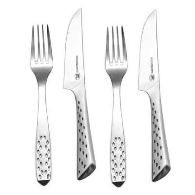 Столовые приборы Weber для стейка Deluxe (4 предмета) 17844 в интернет гипермаркете «Планета Лета». Фото