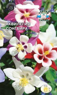 Аквилегия Сонгбира смесь цветов в интернет гипермаркете «Планета Лета». Фото